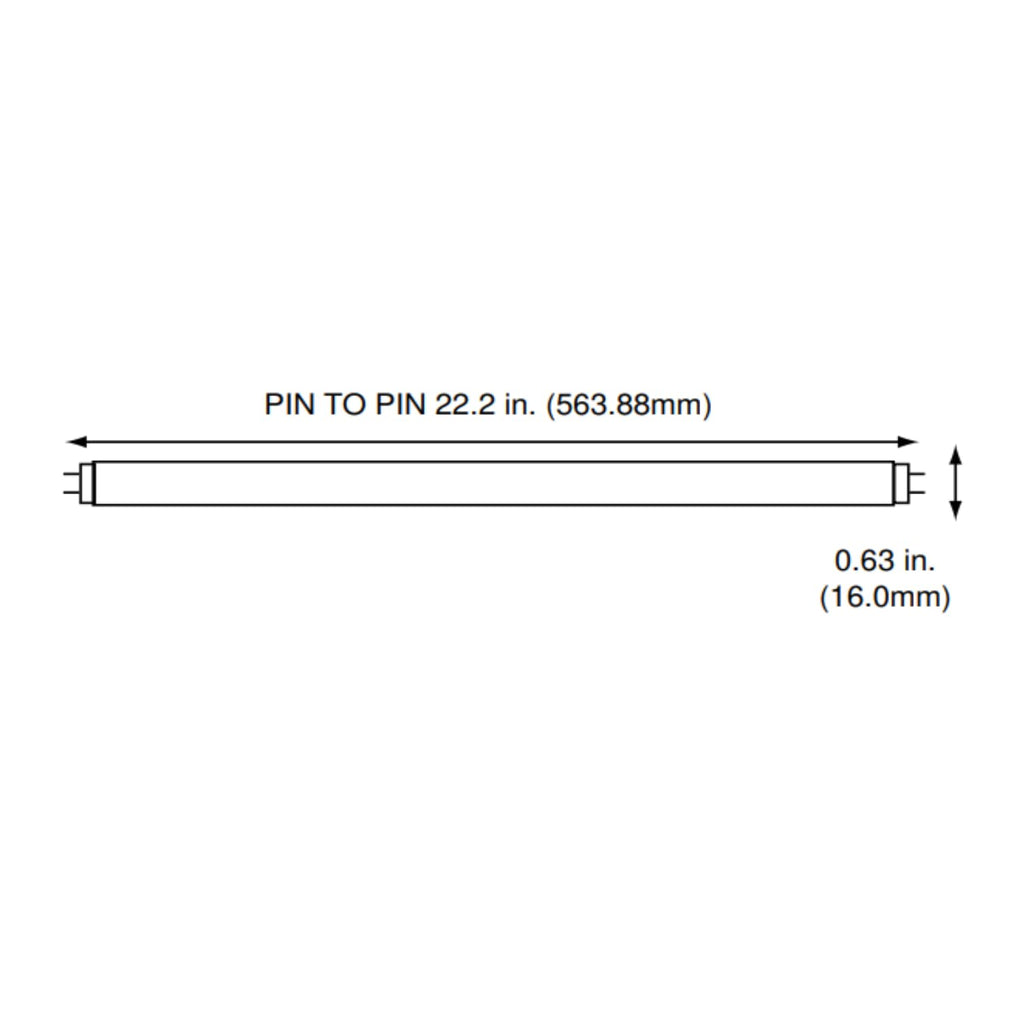 24 Inch 24W 4100K Cool White T5 Fluorescent Bulb Pack of 10 S4752
