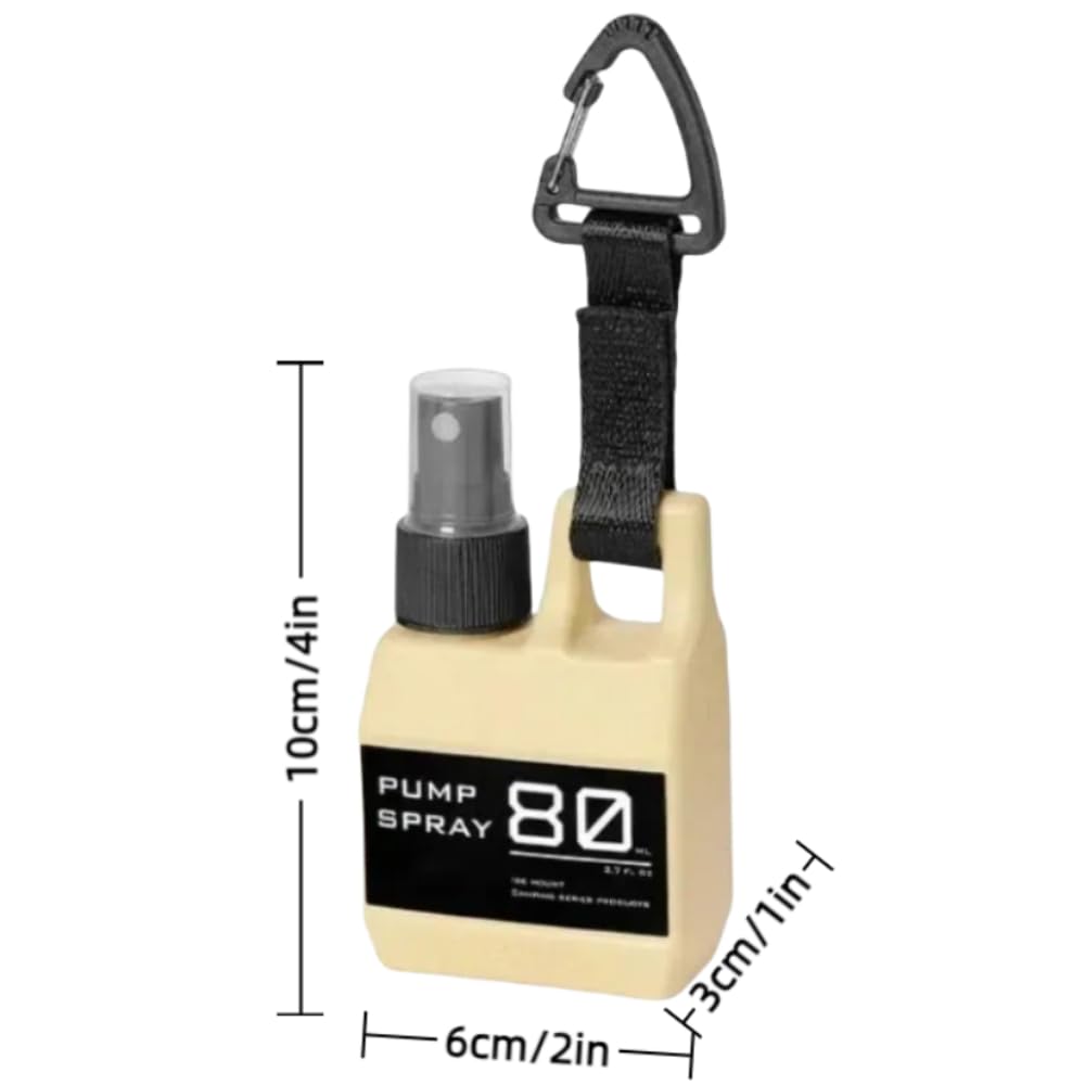 80ml Refillable Leak-Proof Plastic Spray Bottle J9863
