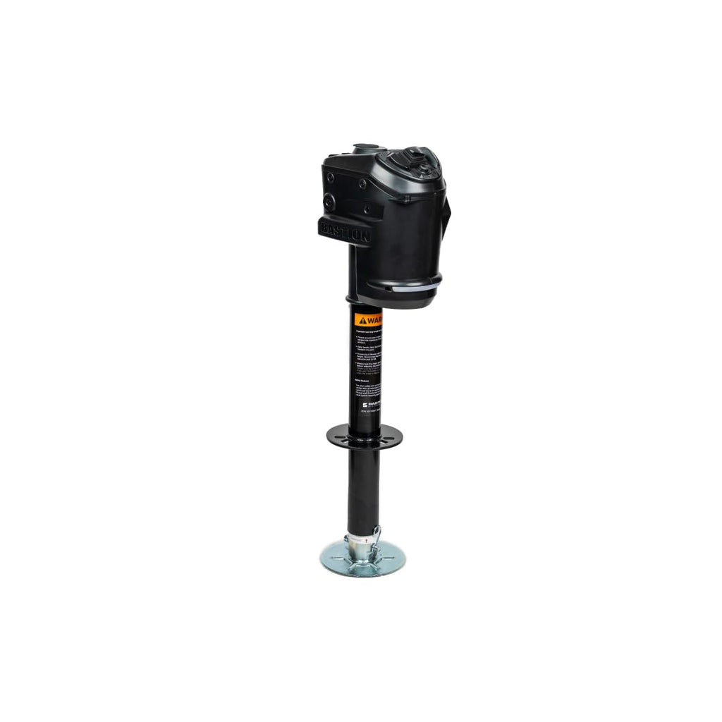 Black 3500 lb Electric Trailer Jack with Cover E653853