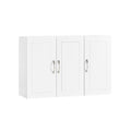 White 3-Door Bathroom Wall Cabinet Q734042