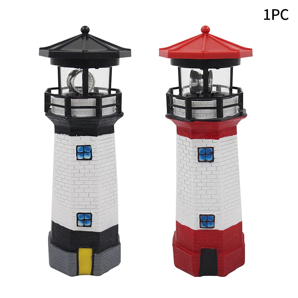 Solar Lighthouse Rotating Beacon Light O114756