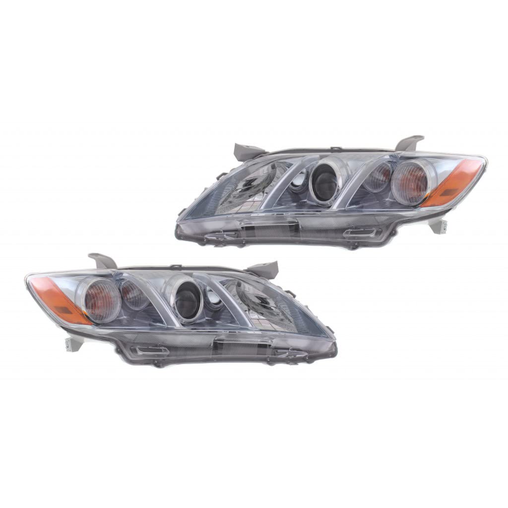 Toyota Camry Hybrid Headlight Assembly 2007 2008 2009 Pair Driver and Passenger Side J988865