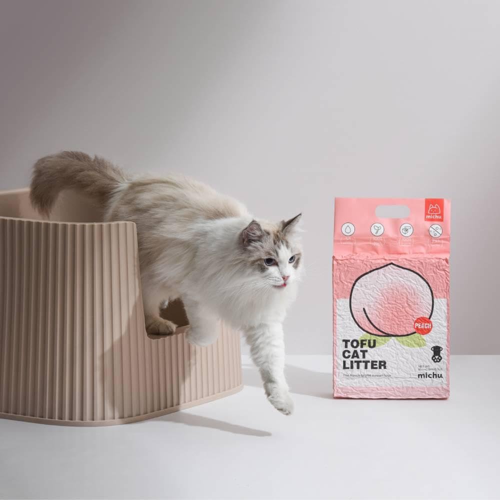 Natural Clumping Tofu Cat Litter 5.5lb 2 Pack W392913