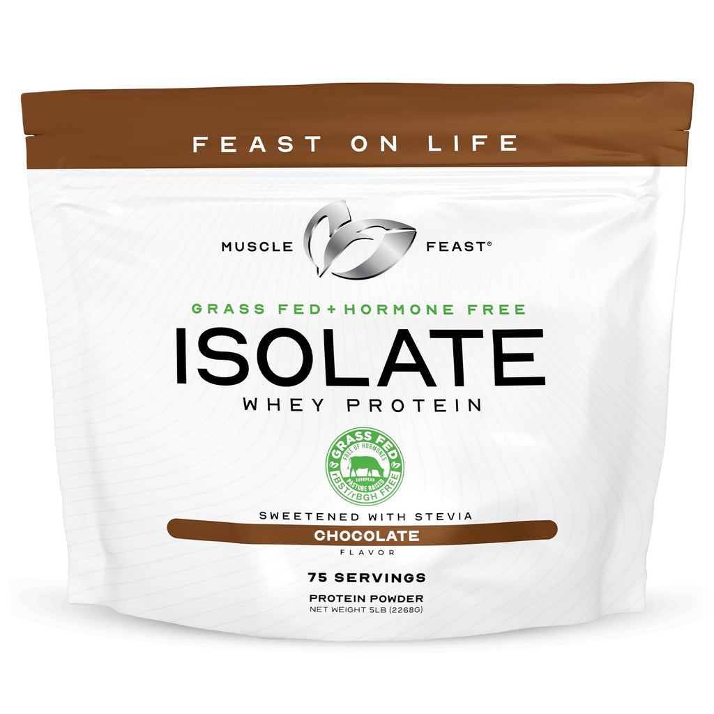 Grass-Fed Whey Protein Isolate Vanilla Chocolate 5lb Y622537