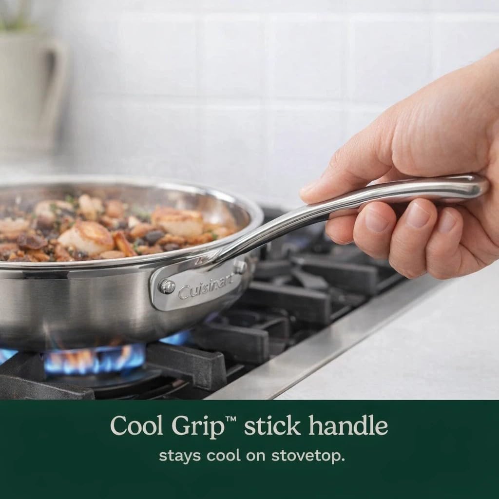 Stainless Steel 12 pc Induction Compatible Cookware Set Q134