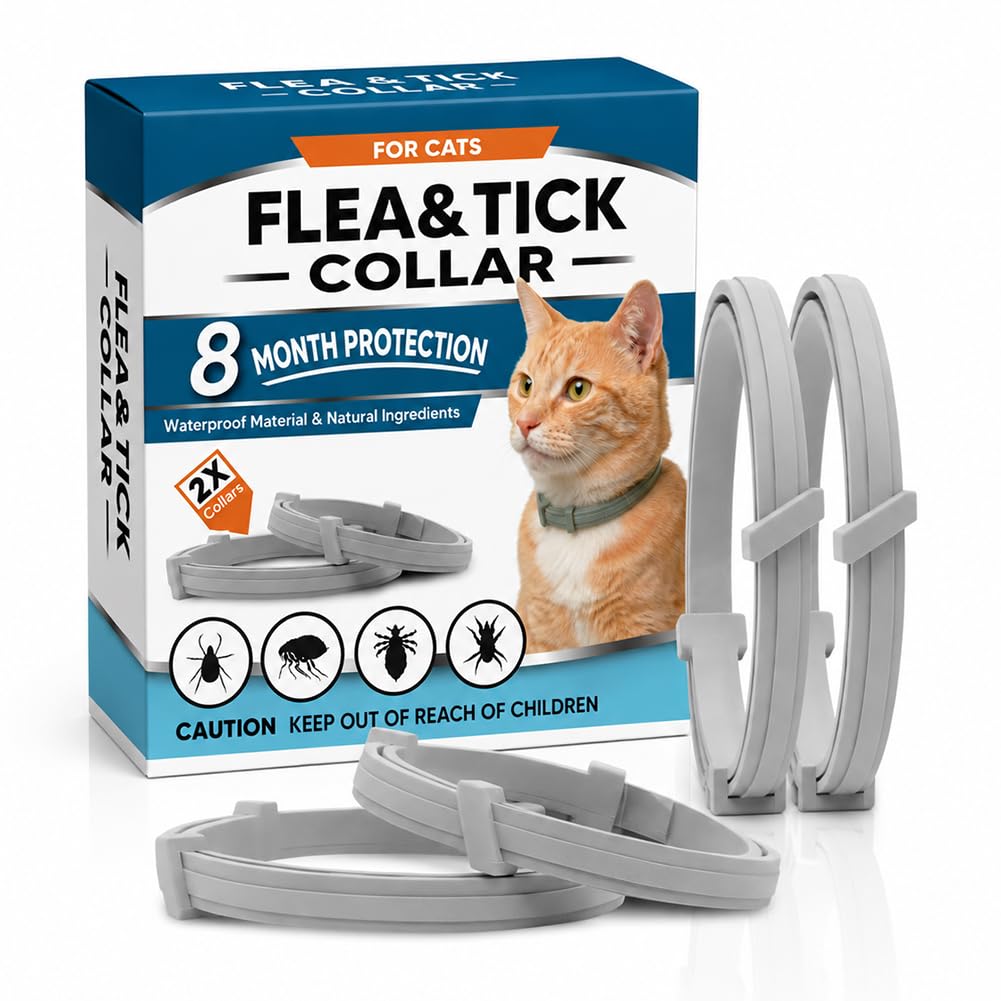 Cat Flea and Tick Collar 4 Pack V562638