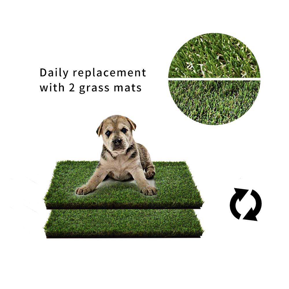 Dog Grass Pad with Dog Litter Box U58505
