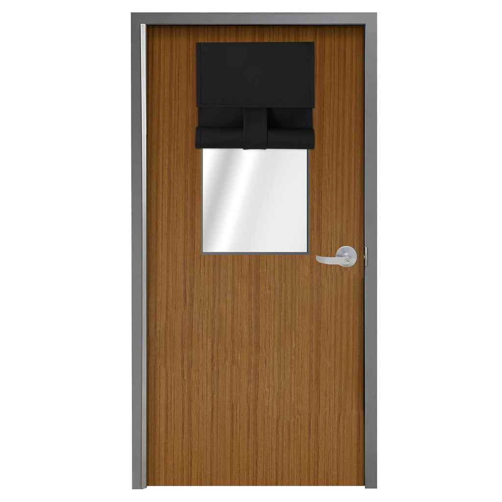 Blackout Door Curtain 8W x 36L Black 1 Panel U785599