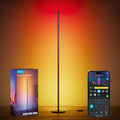 Black RGBIC LED Floor Lamp O81024