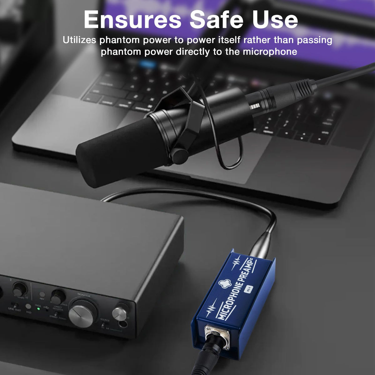 Dynamic Mic Preamp Gain Booster O7717