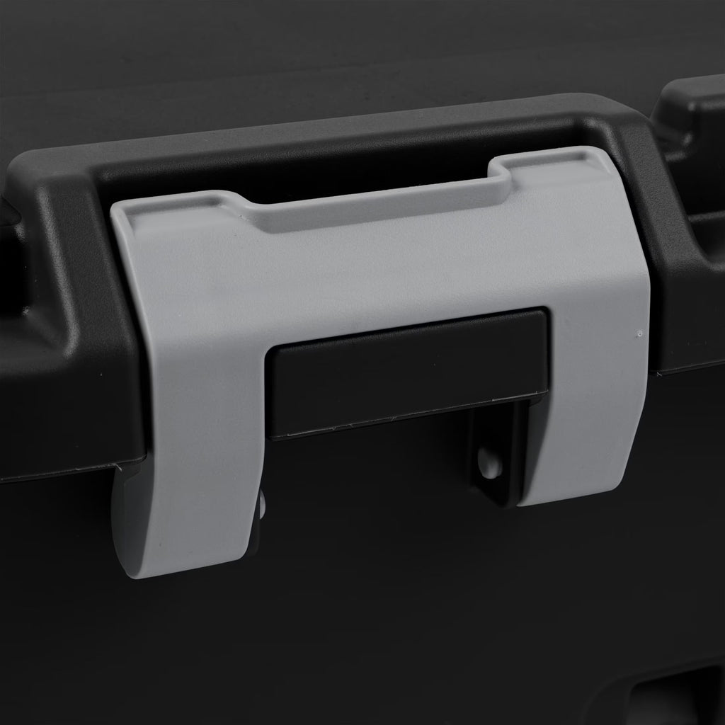 22 Gallon Black Wheeled Plastic Storage Trunk M472