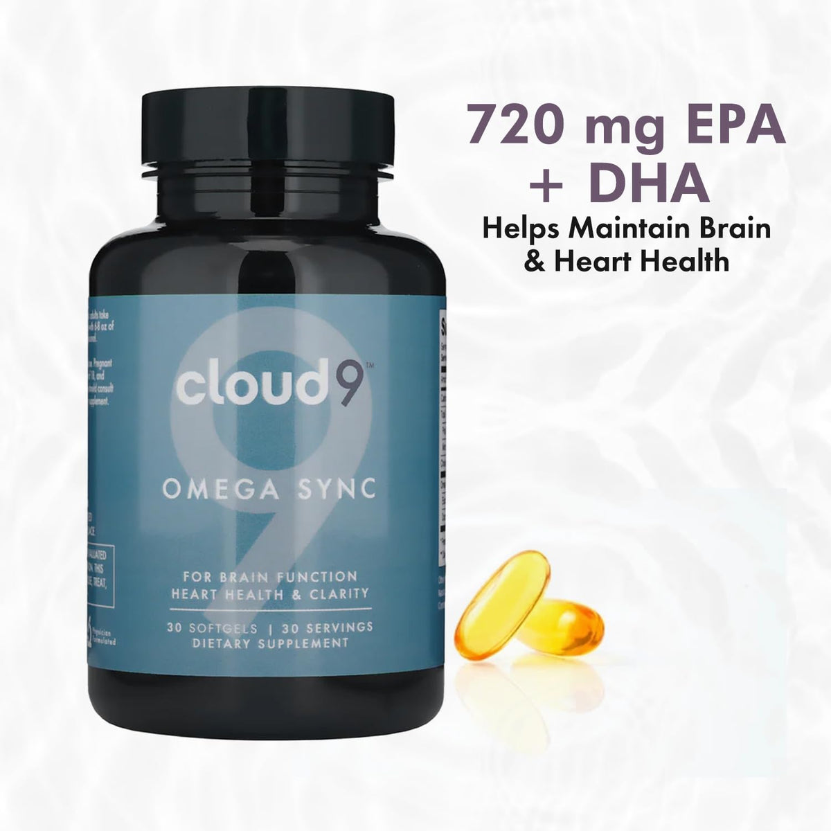 Triple Strength Omega 3 Fish Oil EPA DHA Lemon Flavor Capsules V54083