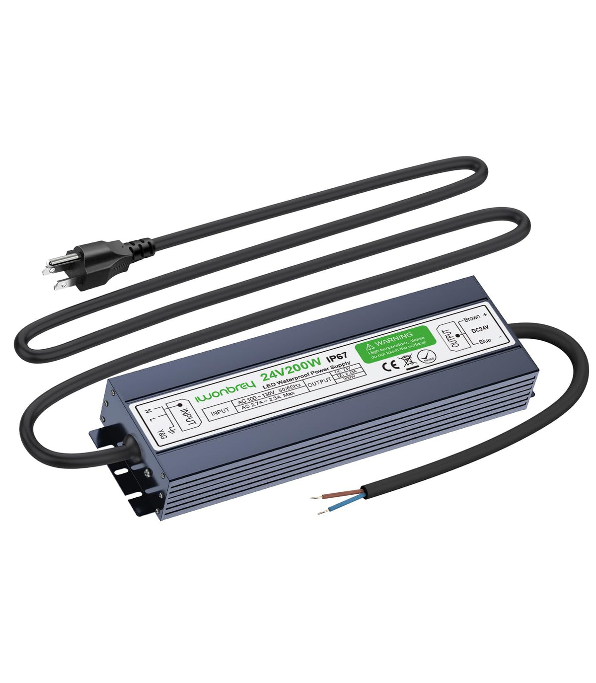 200 Watts 24V DC Waterproof IP67 LED Driver Power Supply V37711