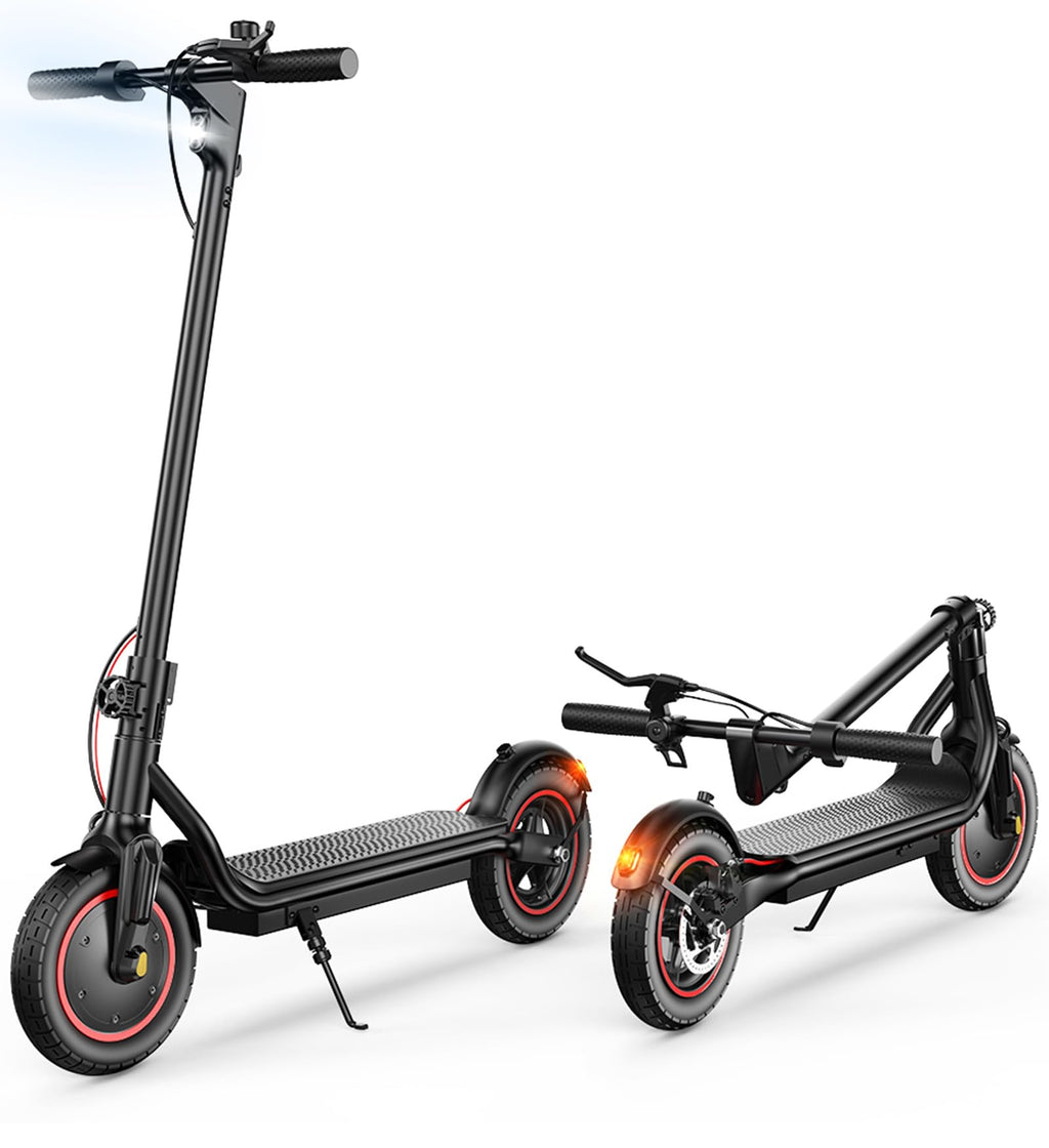 Electric Scooter, 28 Miles Range, 23 MPH Speed, 10" Tire, 1000W Motor, Foldable F24412
