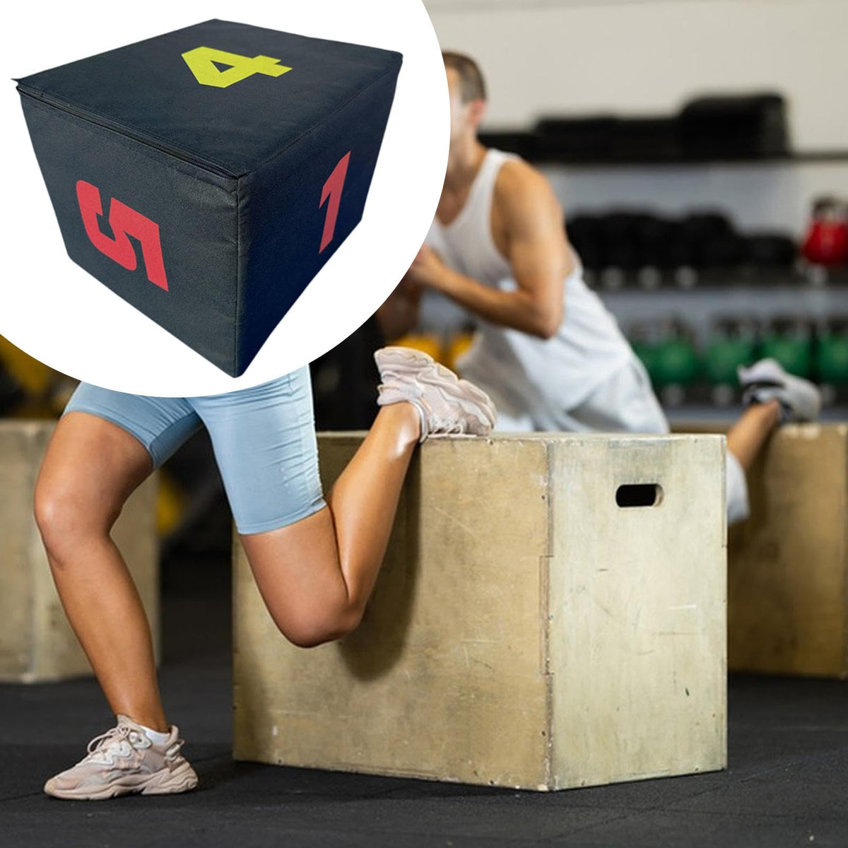 3-in-1 Height Adjustable Plyometric Jump Box U463