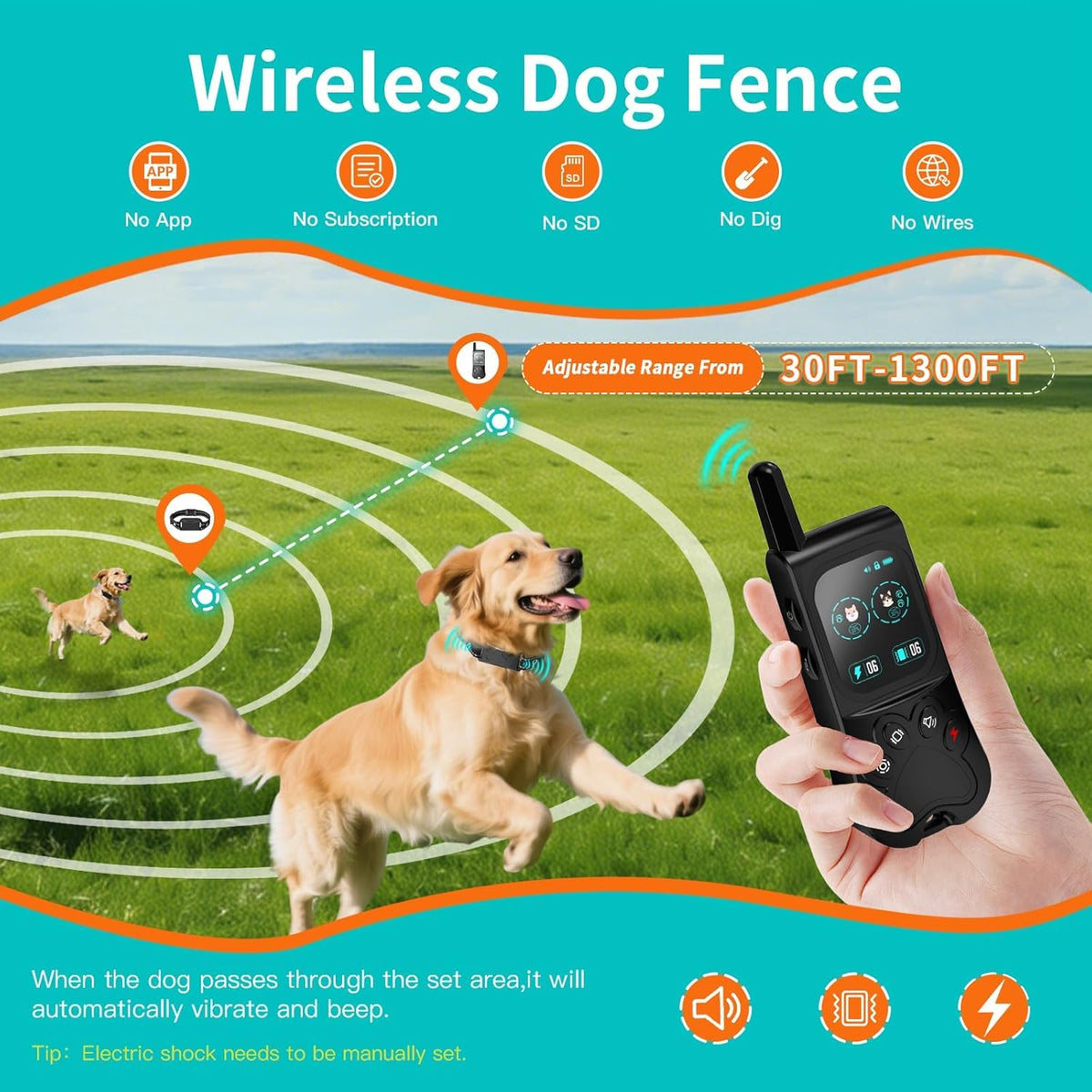 Wireless Electric Dog Fence M819