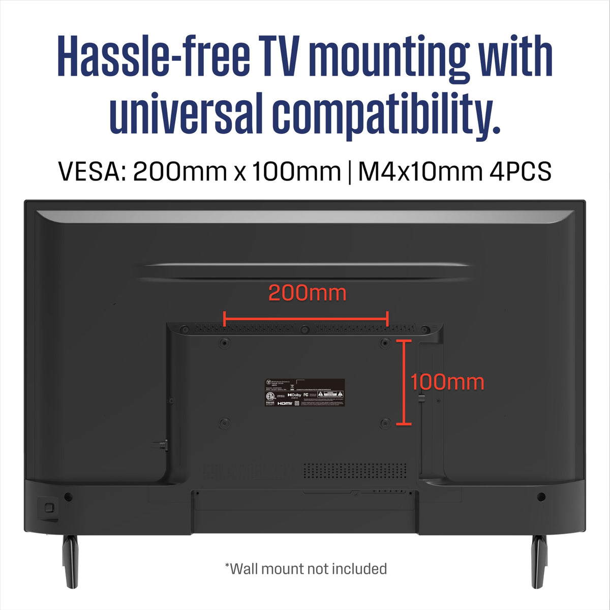 32-inch HD Smart Flat Screen TV with Voice Remote A579