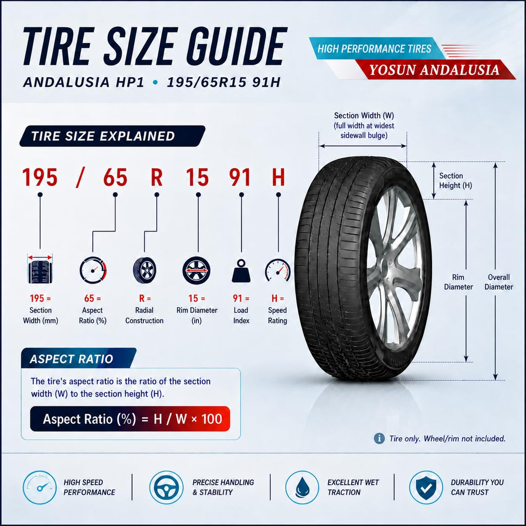 195/65R15 91H All Season Touring Tires Set of 2 J1700