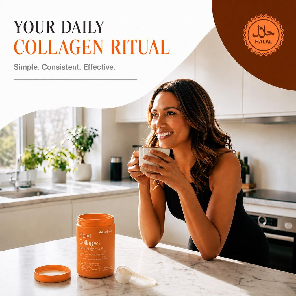 Halal Collagen Peptides Powder Grass-Fed Bovine Type I & III O5553