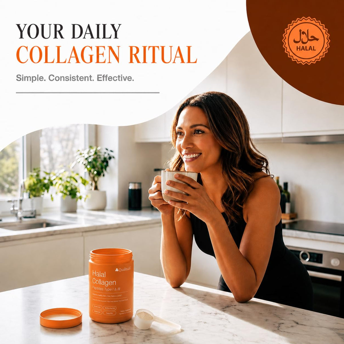 Halal Collagen Peptides Powder Grass-Fed Bovine Type I & III O5553
