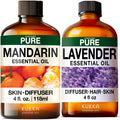 Lavender Mandarin Essential Oil Set 2X 4 Fl Oz R780