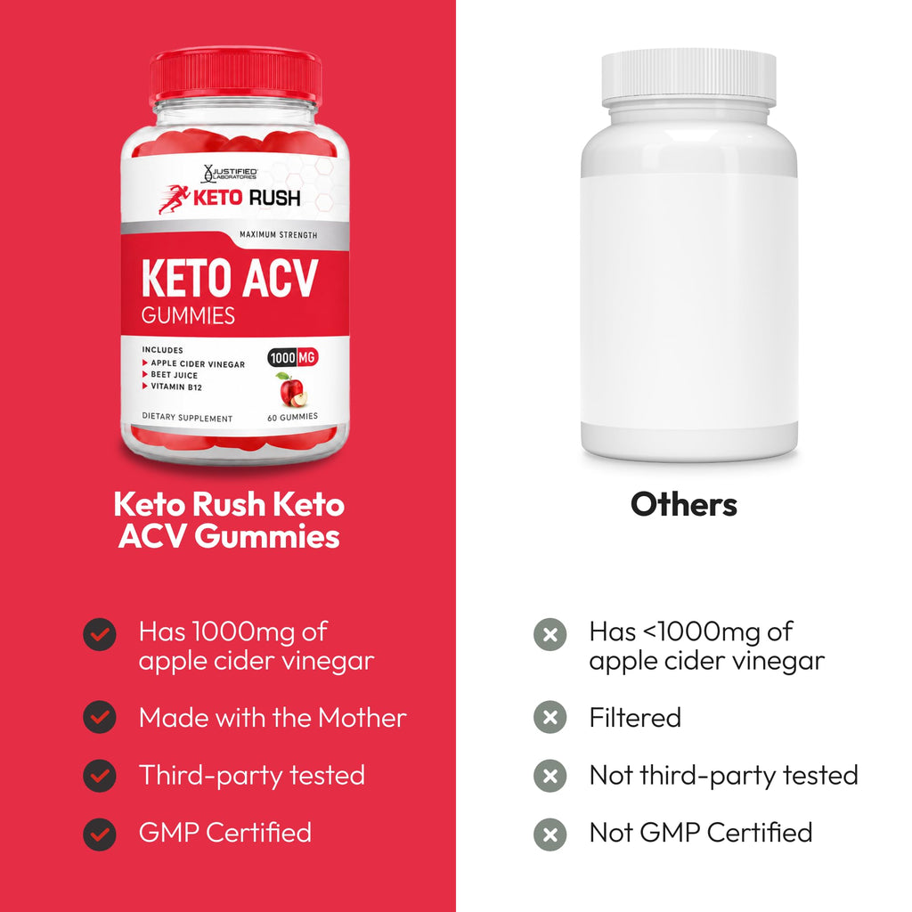 Keto ACV Gummies 1000 mg 60 Count Pack of 2 Vegan Gluten Free S7581
