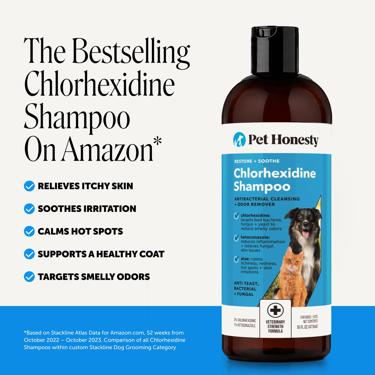 Chlorhexidine Dog Shampoo 16oz Z20496