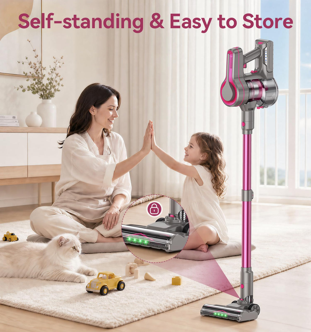 600W/50Kpa Cordless Stick Vacuum Cleaner L541