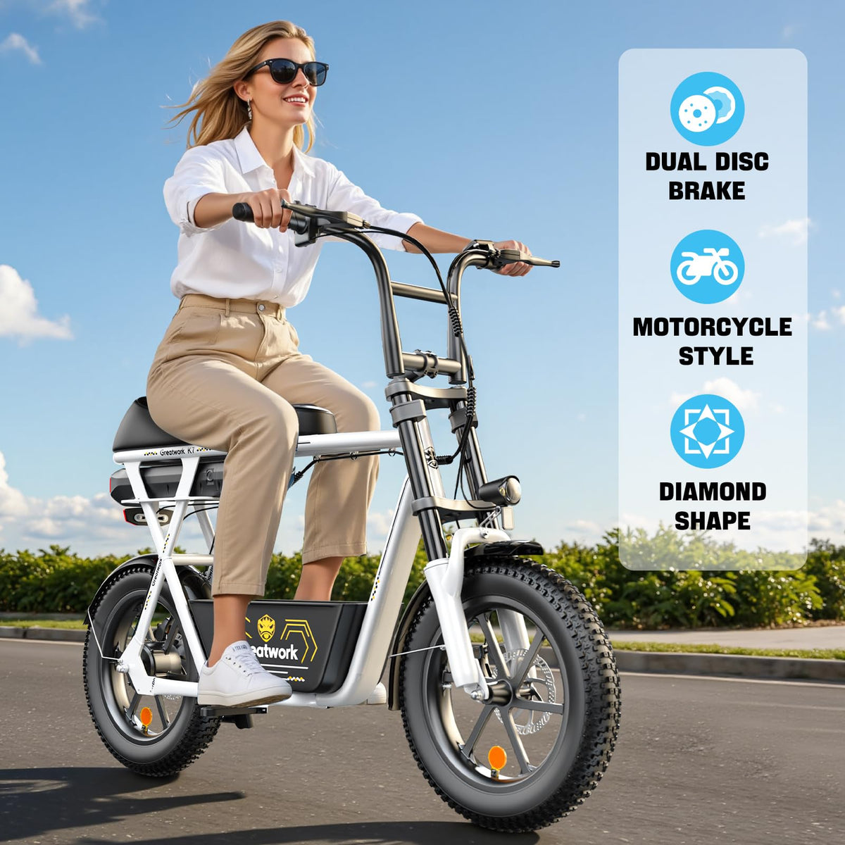 1500W Peak Electric Scooter with Large Battery M782