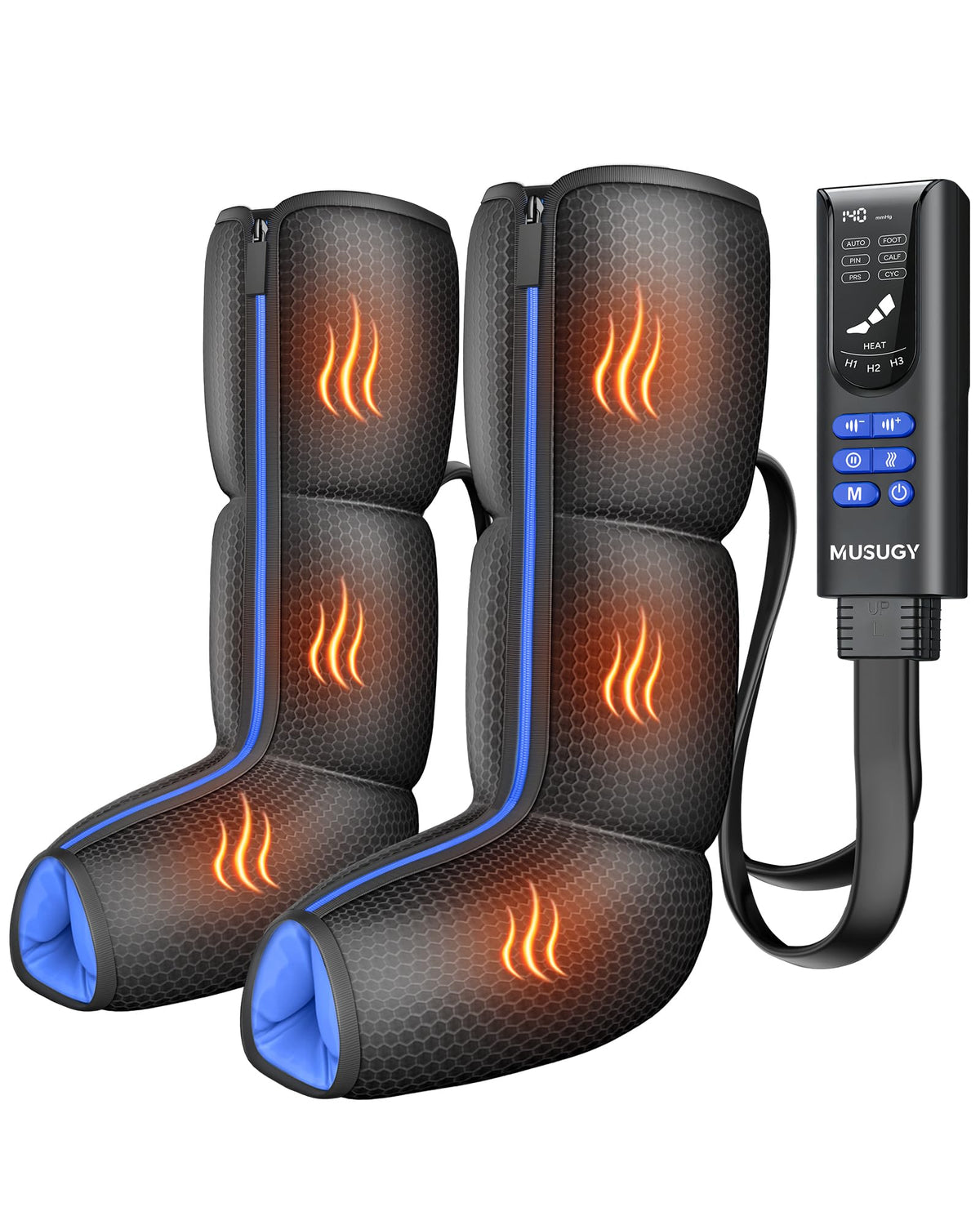 Air Compression Leg Massager with Heat L379