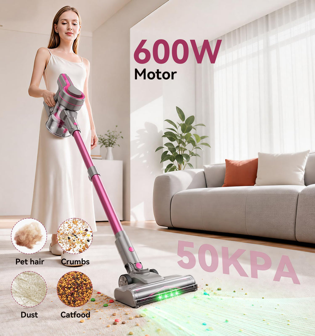 600W/50Kpa Cordless Stick Vacuum Cleaner L541
