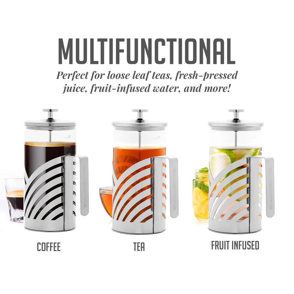 French Press Coffee Maker 34oz with 4 Filters B92998