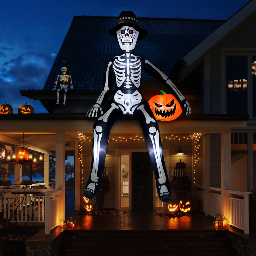Giant Sitting Skeleton Inflatable N12818