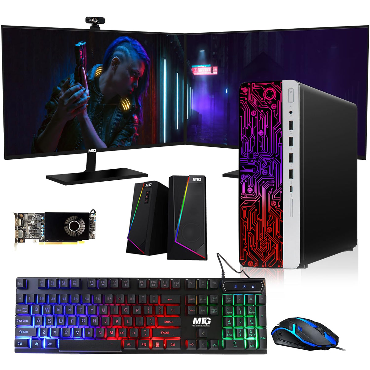 Gaming PC, i5, 32GB RAM, 1TB SSD + 3TB HDD K700