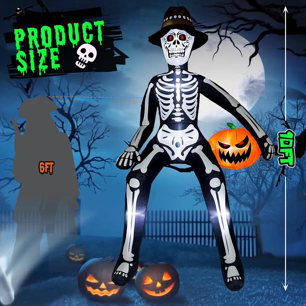 Giant Sitting Skeleton Inflatable N12818