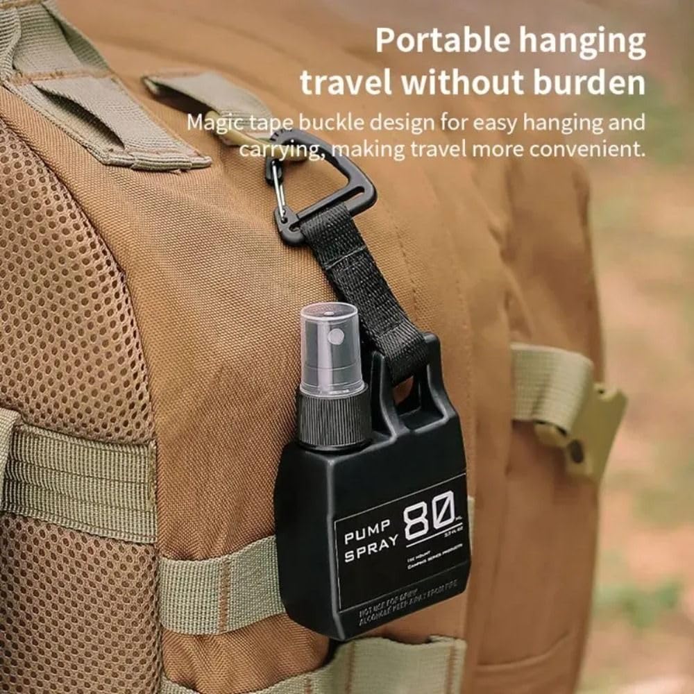 80ml Refillable Leak-Proof Plastic Spray Bottle J9863