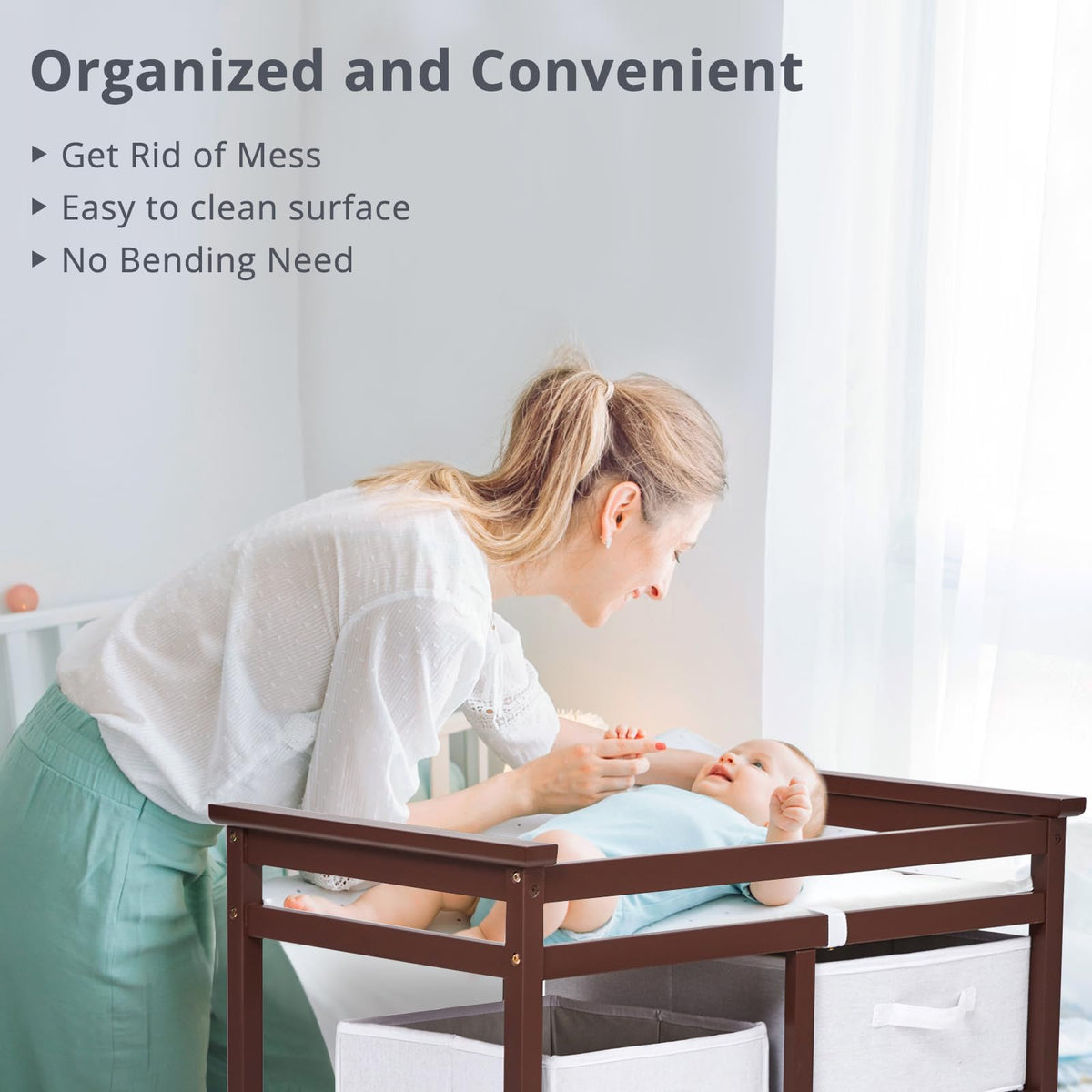 Wooden Baby Changing Table R42629