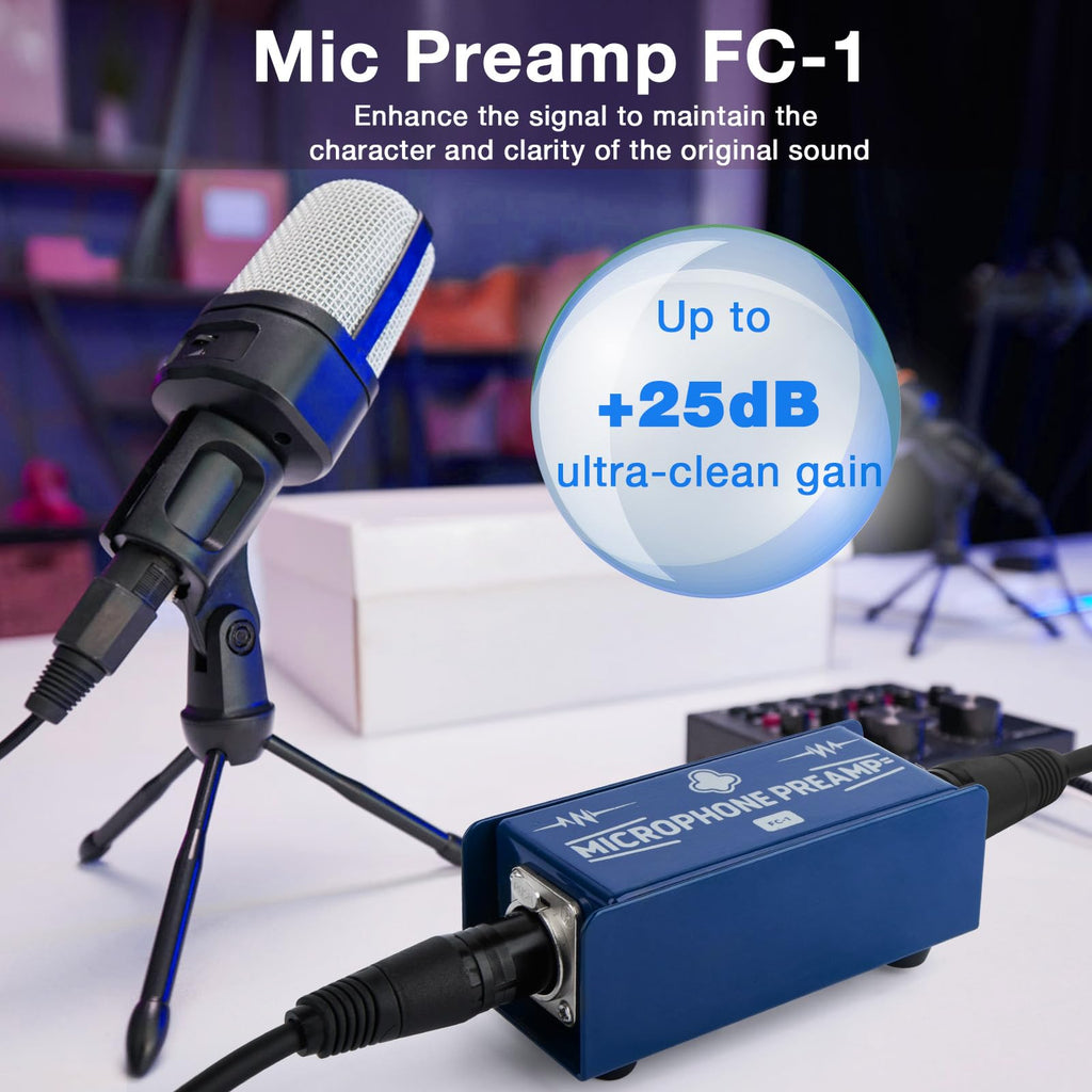 Dynamic Mic Preamp Gain Booster O7717