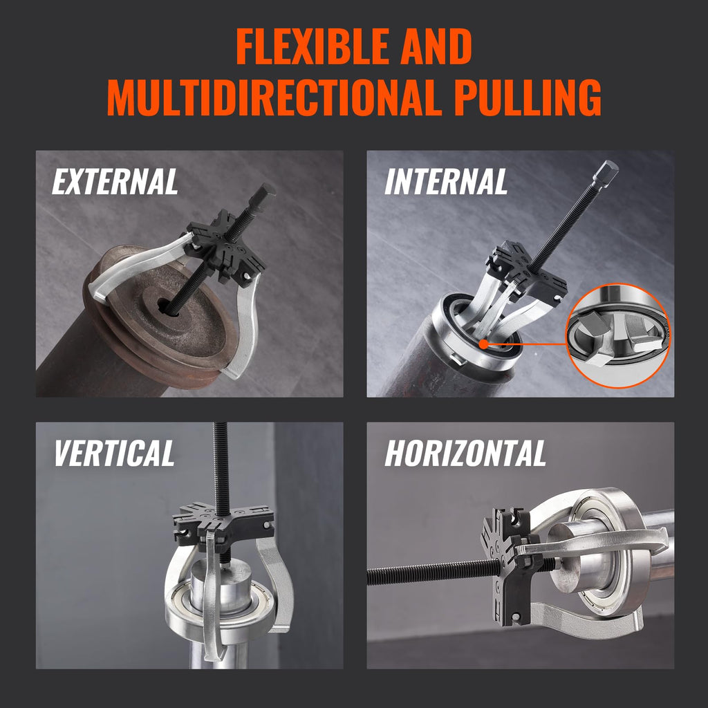 3" and 7" 3 Jaw Gear Puller Set W177