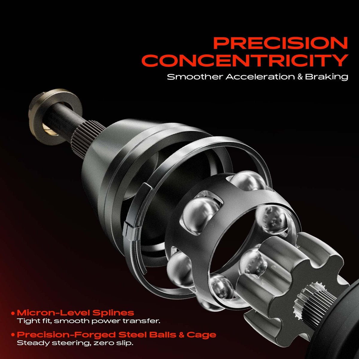 Front CV Axle Shaft Assembly T856