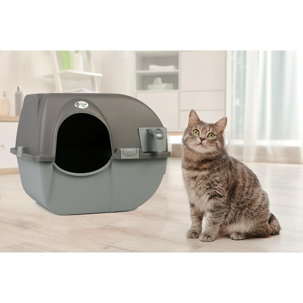 Self Cleaning Litter Box Regular Size Grey B58883