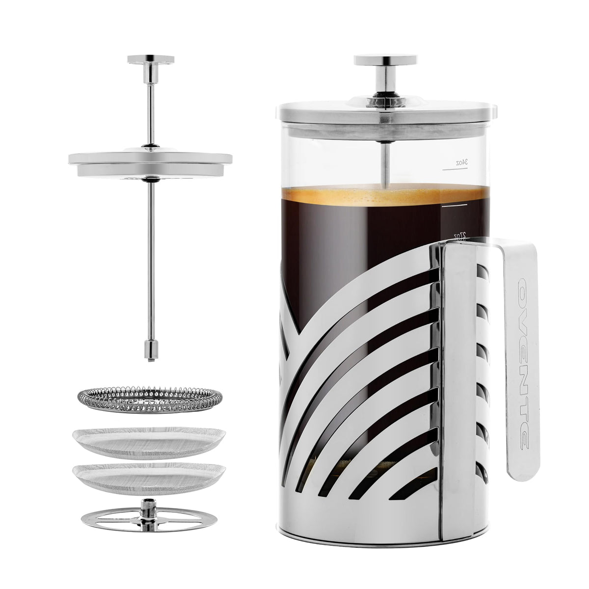 French Press Coffee Maker 34oz with 4 Filters B92998