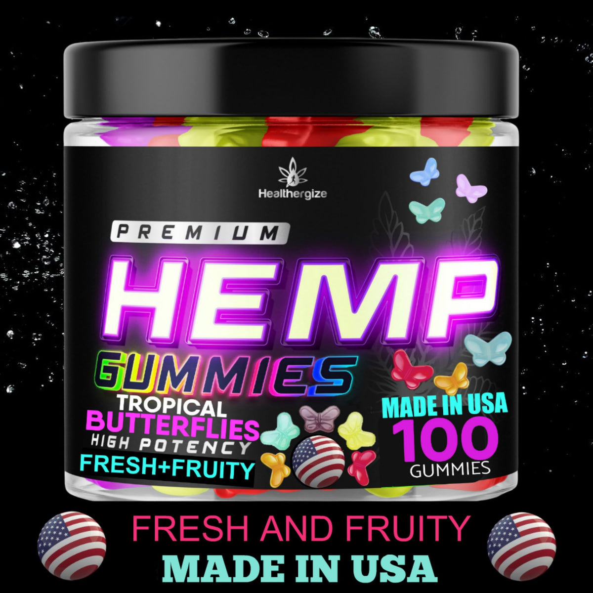 Hemp Gummies 100 Count F7975