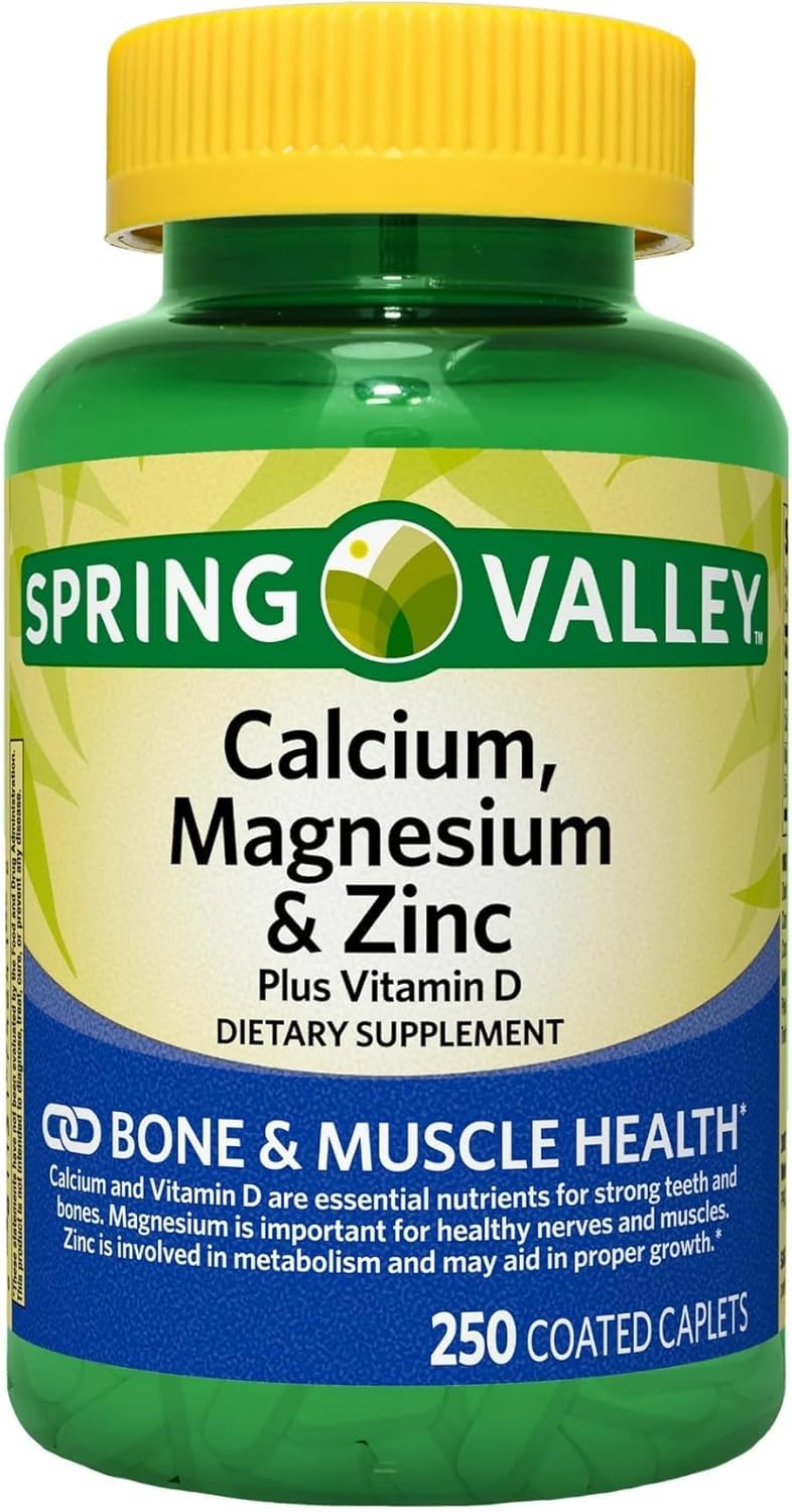 Calcium Magnesium Zinc with Vitamin D3 250 Caplets E47930