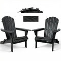 Folding Solid Cedar Wood Adirondack Chair E5697