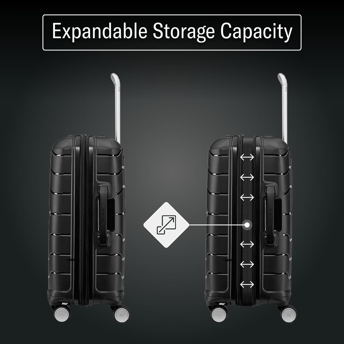 Hardside Carry-On Luggage with Spinner Wheels F14258