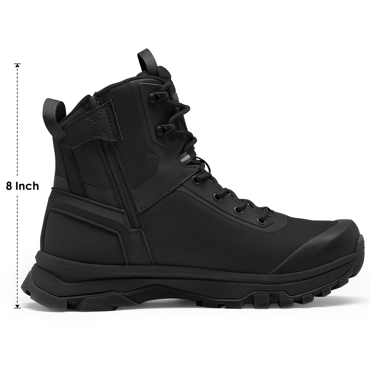 Lightweight Waterproof Side Zipper Work Boots O38324