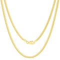 14k Yellow Gold Cuban Link Chain Necklace J890