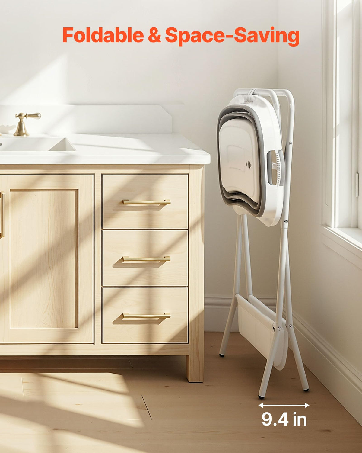 Elevated Collapsible Pet Bathtub with Drain Hose P515
