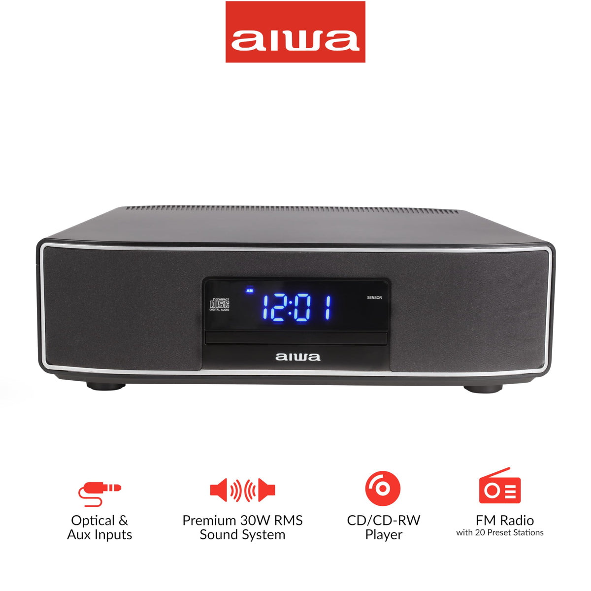 30W Bluetooth Speaker with CD Player and FM Radio P9477
